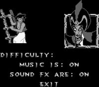 une photo d'Ã©cran de Aladdin sur Nintendo Game Boy